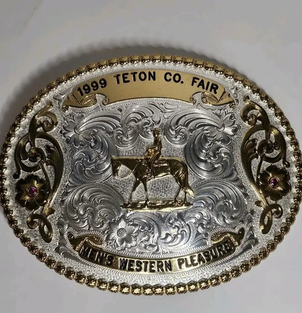 Montana Silversmith 1999 Teton County Fair Trophy Buckle